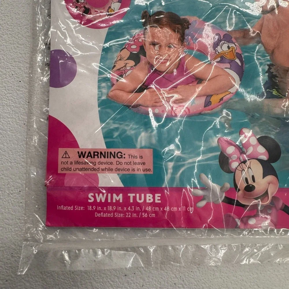 Disney Minnie Mouse Swim Tube & Princess Armbands Set For Ages 3-6‎ Pool Summer